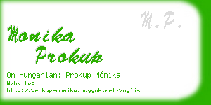 monika prokup business card